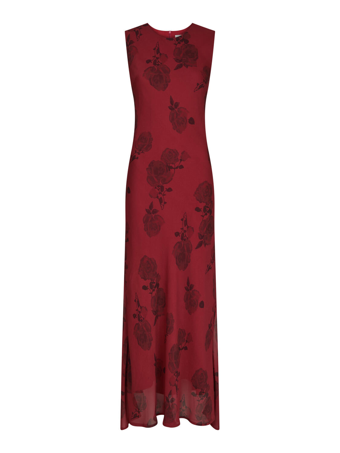 Kelsa Rose kjole - mørkerød